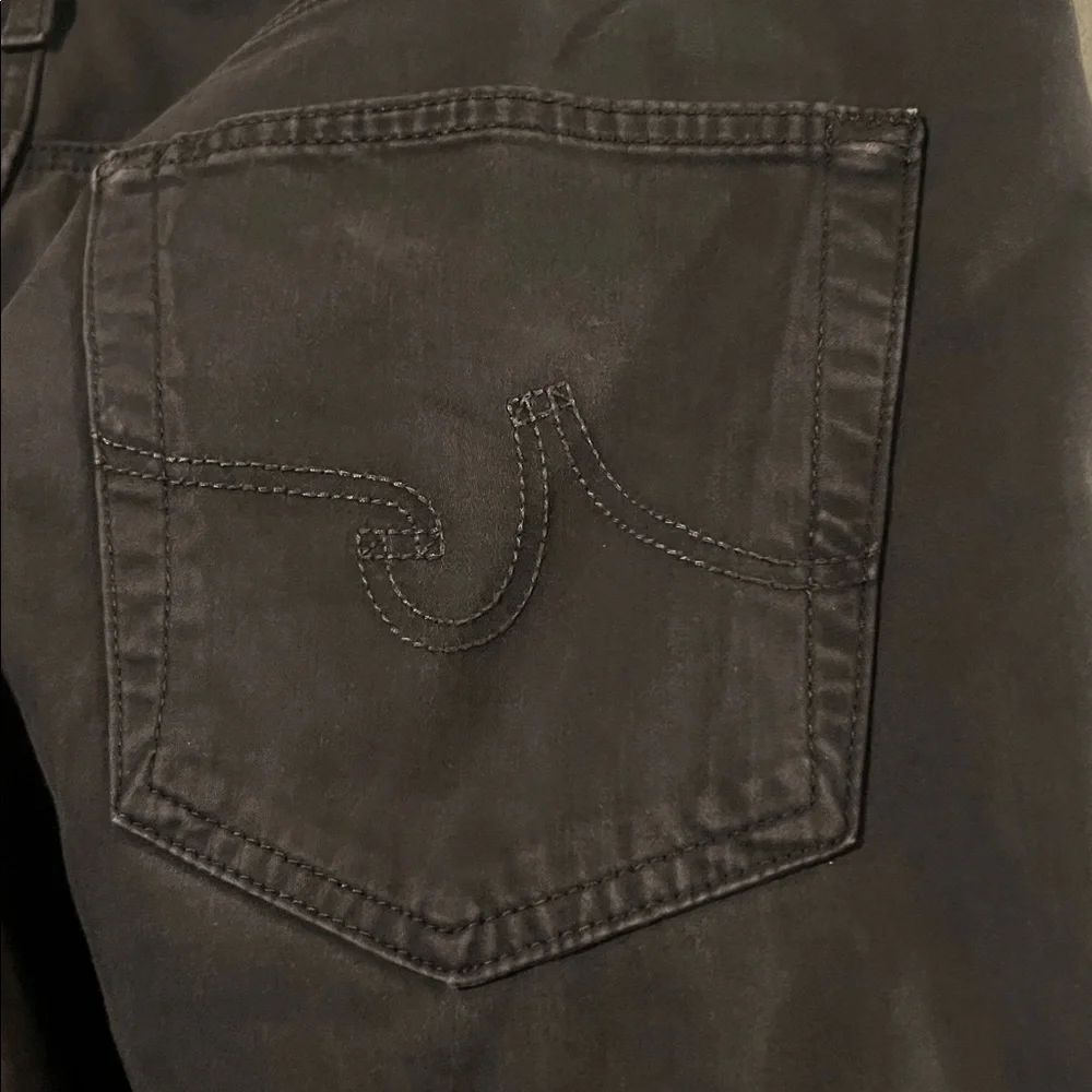 Ag Adriano Goldschmied dark gray “the protege” straight leg jeans